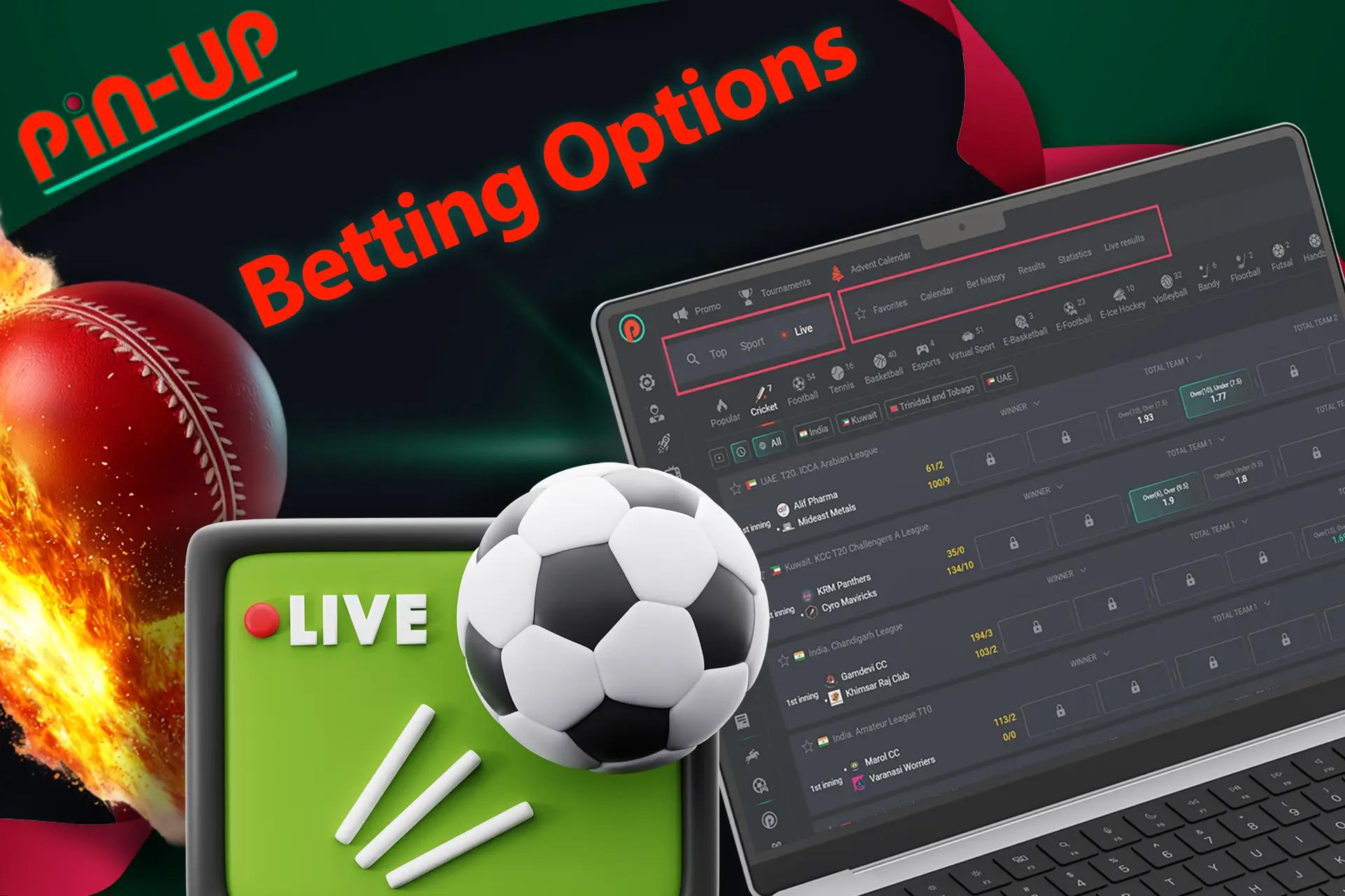 Explore a variety of sports betting options