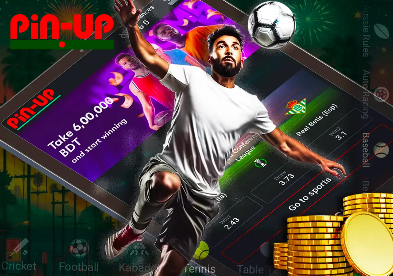 The Pin Up betting site offers players over 50 sports and more than 100 markets