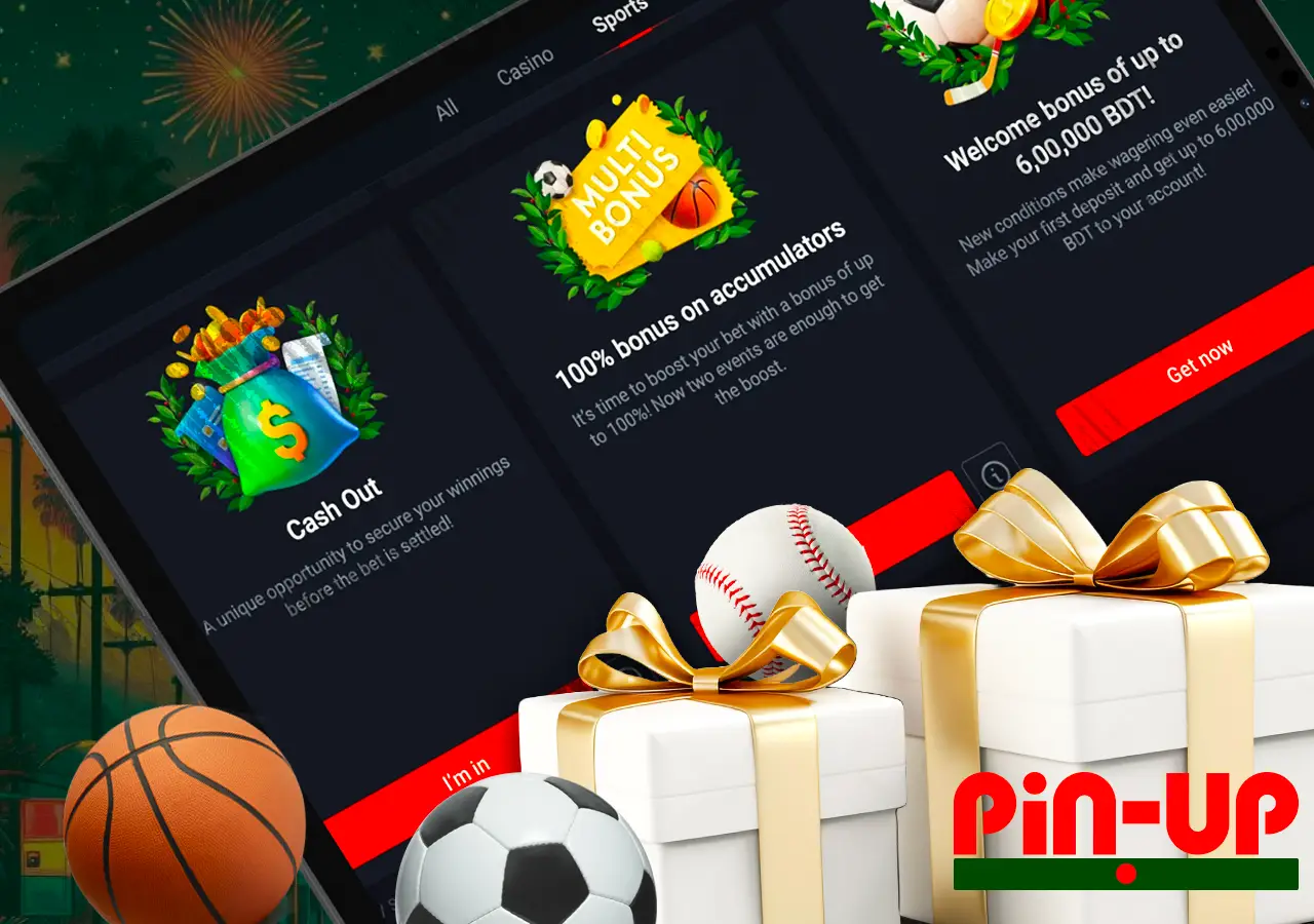 All new players can receive a 125% Pin Up bonus
