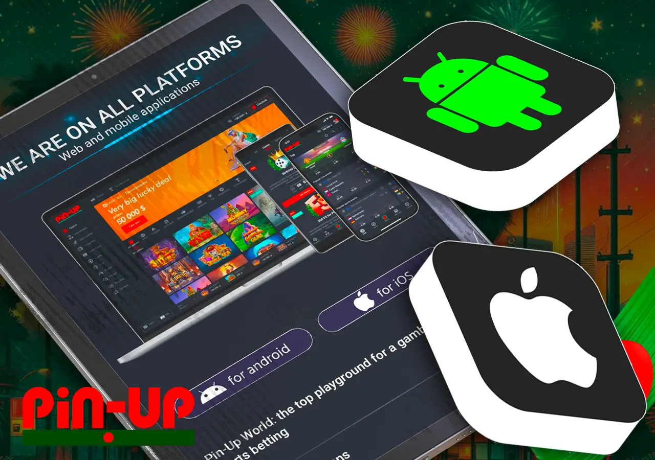 Betting on the Pin-Up mobile app android and ios