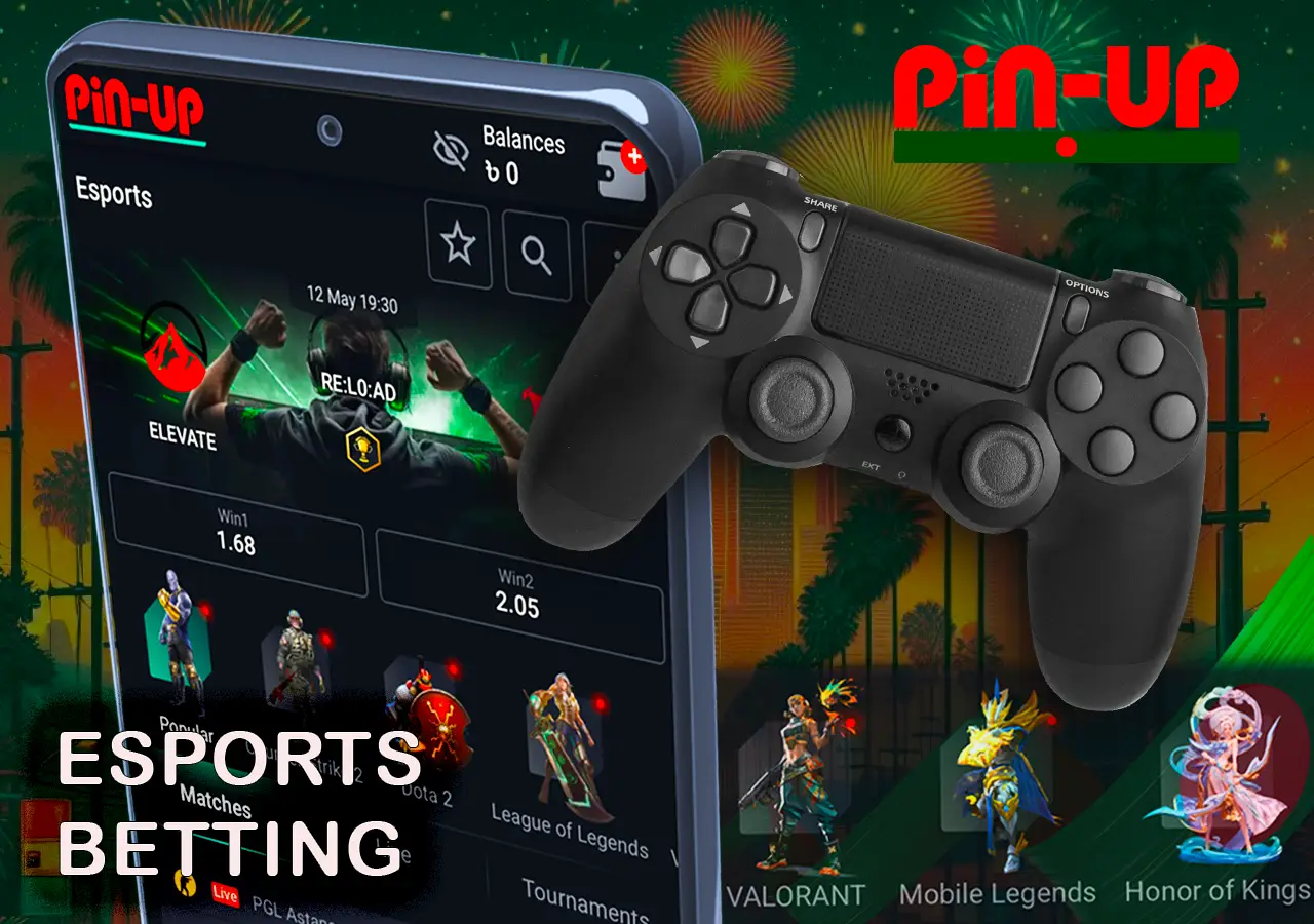 Popular esports bets on Pin-Up, play and win